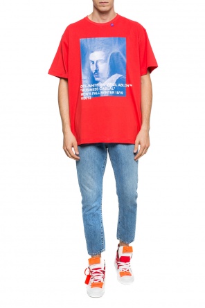 Oversize t-shirt with a print, zdjęcie 2 Oversize t-shirt with a print od Off White